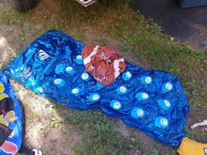lot 453 image: Splash Club Inflatable, Inflatable Football