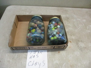 2 Jars of Marbles