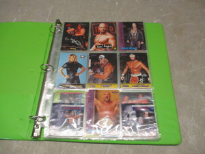Binder of Wrestling Cards