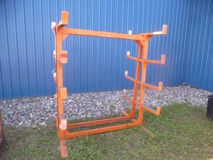 Orange Steel Shelf Rack