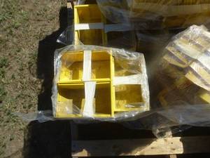 Pallet of Yellow Bolt  Bins