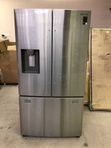 Samsung 28-cu ft French Door Refrigerator with Dual Ice Maker (Fingerprint Resistant Stainless Steel) ENERGY STAR