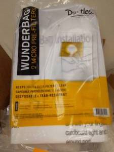 lot 27 image: MSRP $350 1 Box With 10 Dustless Wunderbag 2 Pak Per Package Micro Pre-Filters - NEW