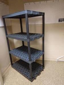 lot 33 image: 4-Shelf Storage Rack