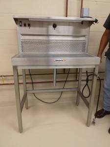 lot 46 image: WOWOW #2 MSRP $13,000 Mopec MBF5000BF500 Down Back Draft Autopsy Workstation Table&nbspWITHOUT In House Ventilation - Great Working Condition