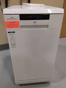 lot 73 image: MSRP $700 SD-9263W 18 Energy Star Portable Dishwasher  White This stylish and modern portable 18 inch energy star dishwasher is the perfect addition to any kitchen Excellent Condition - Very Clean