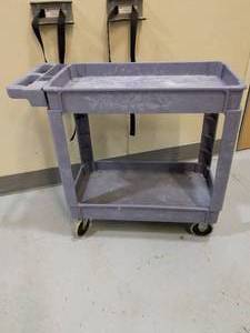 lot 86 image: Mobile Trolley Utility 2 Tier Cart