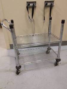 lot 87 image: Mobile Wire Trolley Cart