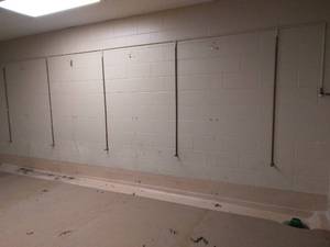 lot 131 image: Lot Of Copper Pipes - 5 Rooms With 34 Copper Pipes Removed From Walls  Total Feet Of ...WOWOW 500 FEET UPDATE WE ARE IN THE PROCESS OF REMOVING THESE PIPES- PICK UP FOR THESE PIPES HAS NOW BEEN SCHEDULED FOR FRIDAY 93