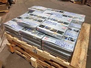 Lot of (43 Boxes) Z-Brick Americana Collection Facing Brick Silver 3.5-sq.ftbox (on pallet)