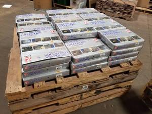 Lot of (43 Boxes) Z-Brick Americana Collection Facing Brick Silver 3.5-sq.ftbox (on pallet)
