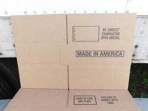 lot 20 image: Lot of 30 Made In America Corrugated Shipping Boxes