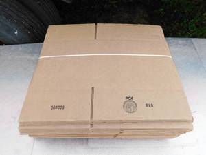 lot 21 image: Lot of 25 Packaging Corporation of America Corrugated Shipping Boxes