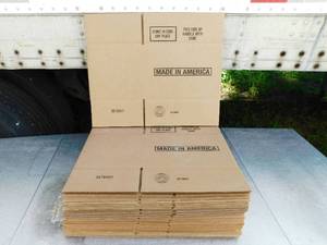 lot 23 image: Lot of 20 Made In America Corrugated Shipping Boxes