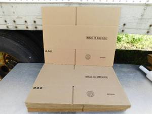 lot 52 image: Lot of 12 Made In America Corrugated Shipping Boxes