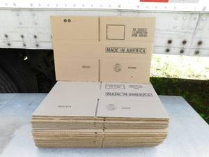 lot 63 image: Lot of 25 Made In America Corrugated Shipping Boxes