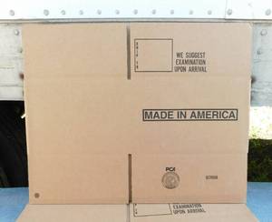 lot 66 image: Lot of 16 Made In America Corrugated Shipping Boxes