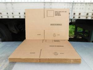 lot 74 image: Lot of 6 Made In America Corrugated Shipping Boxes
