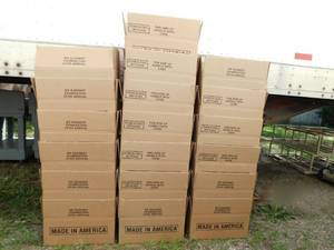 lot 79 image: Lot of 19 Made In America Corrugated Shipping Boxes With Removable Dividers