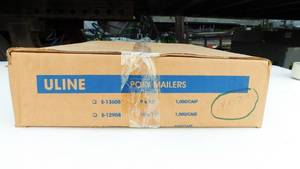 lot 164 image: Case of 500 Uline Tear-Proof Polyethylene Self Seal Mailers