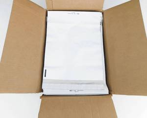 lot 169 image: Case of Uline Tear-Proof Polyethylene Self Seal Mailers - Open Box