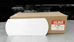 lot 190 image: Case of Uline White Pillow Boxes - Open Case