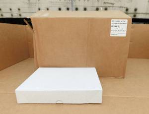 lot 215 image: Case of 30 Grey Linen Setup Folding Stationery Boxes