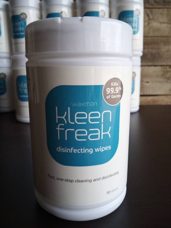 lot 345 image: Kleen Freak cleaningdisinfectint wipes (Case Pack 12)