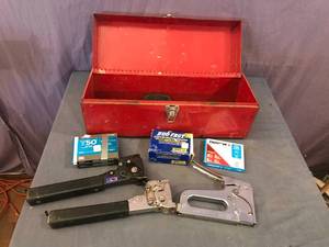 Staplers, Staples & Tool Box