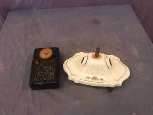 Vintage Radio & Light Fixture