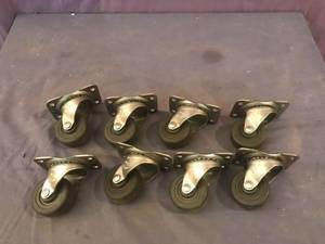 8 New Swivel Wheels