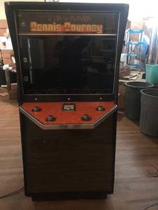 Vintage Tennis Tourney Stand Up Arcade Game