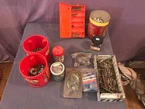 Screws, Washers & Garage Items