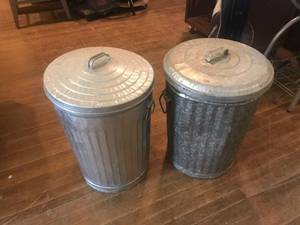 Metal Trash Cans
