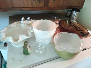 Collection Of Glassware And Dcor