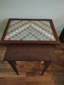 Vintage Nesting End Table