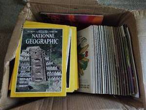 Collection of Vintage National Geographic Magazines
