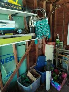 Collection Of Gardening Supplies And Tools