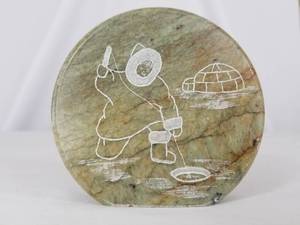 lot 13 image: Inuit Soapstone  Art