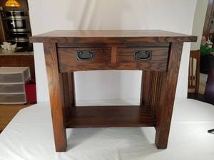 lot 75 image: Mission Oak Side Table