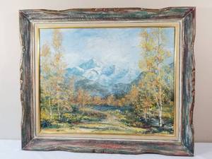 lot 77 image: Original Oil Painting by Tobiska