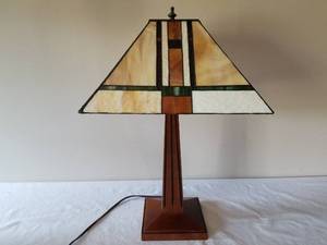 lot 80 image: Stained Glass Lamp