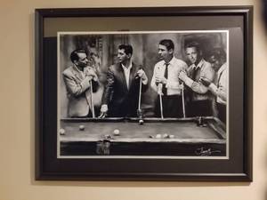 lot 114 image: Rat Pack Print