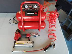 lot 159 image: Compressor and Attachments