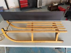 lot 169 image: Wood Sled