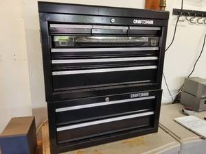 lot 174 image: Craftsman Stacking Toolbox and Contents