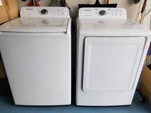 lot 185 image: Samsung Washer and Electric Dryer