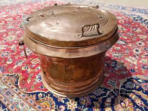 Restored Antique Brass Hopper