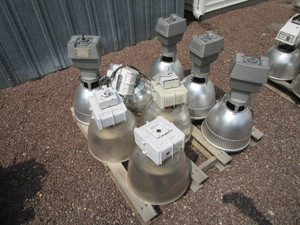 lot 13 image: (8) High Bay Warehouse Lights