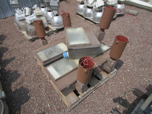 lot 16 image: (5) Parking Lot Light Fixtures